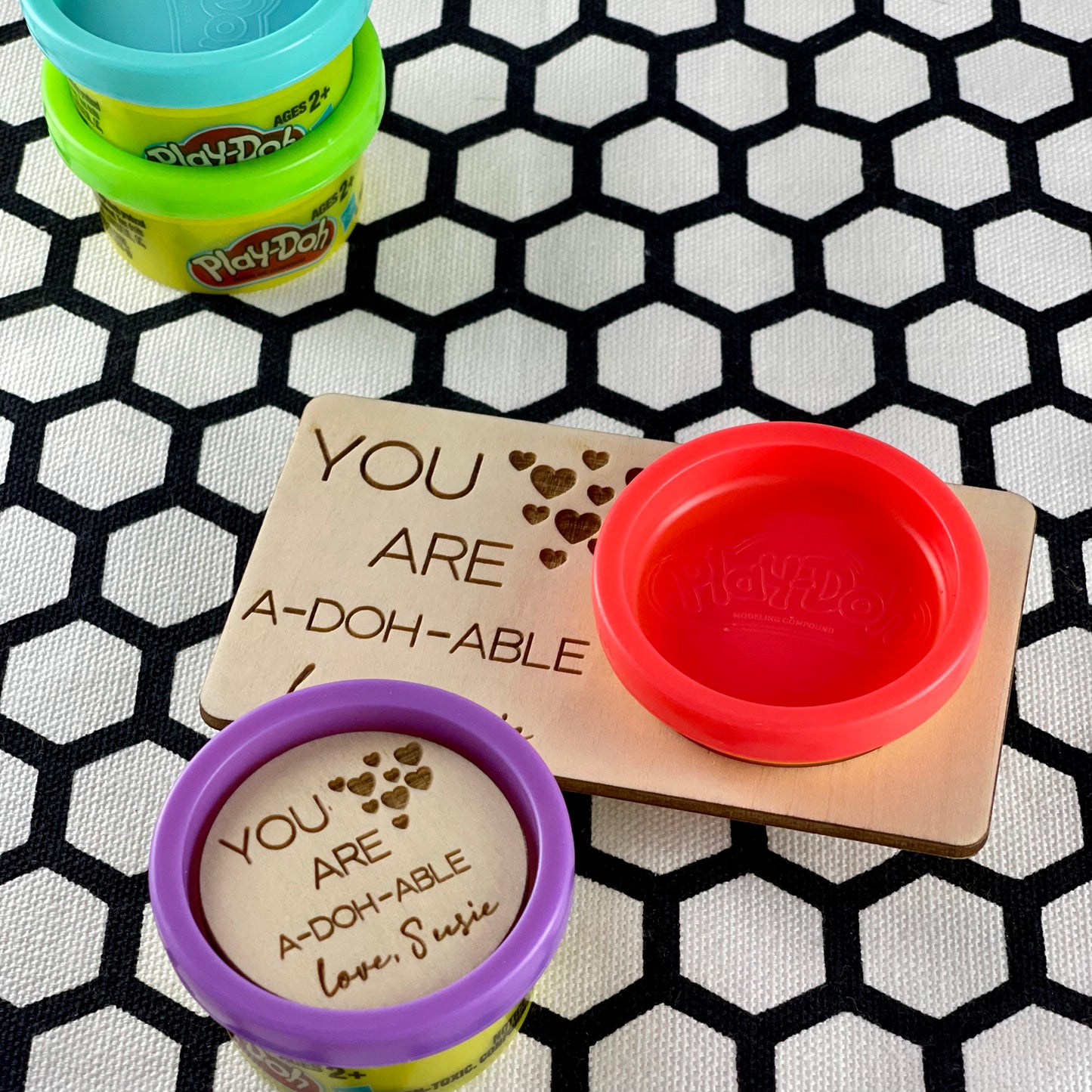 Valentine’s Play Doh Cards